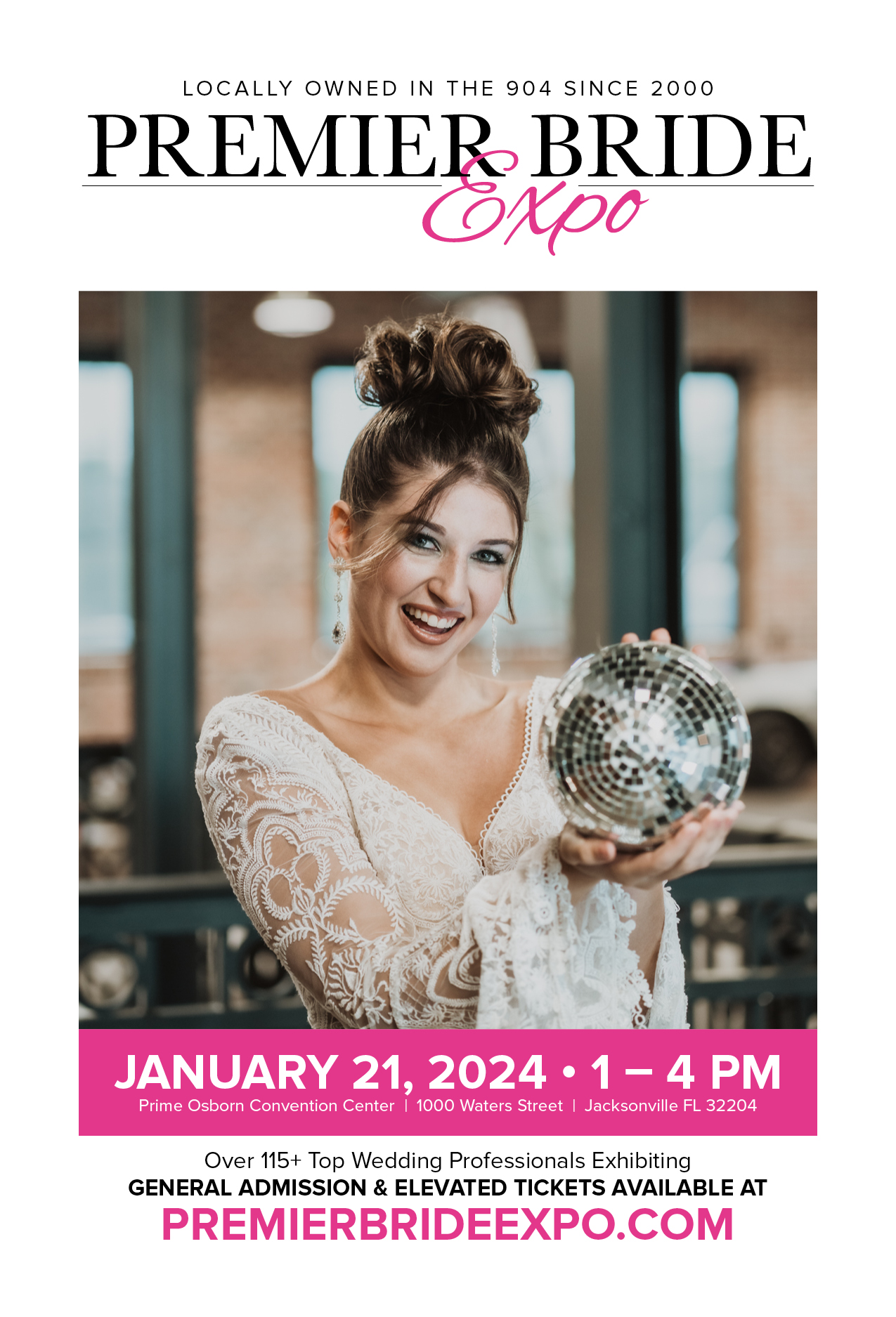 Premier Bride Expo - January 21 2024 - Prime Osborn Jacksonville